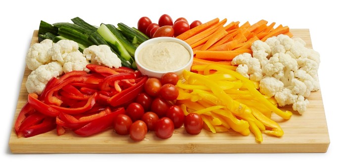 cuisinesconnect Plateau de crudités southshore montreal - andalos