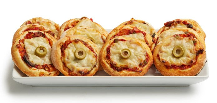 Mini pizzas végétariennes (12 morceaux )