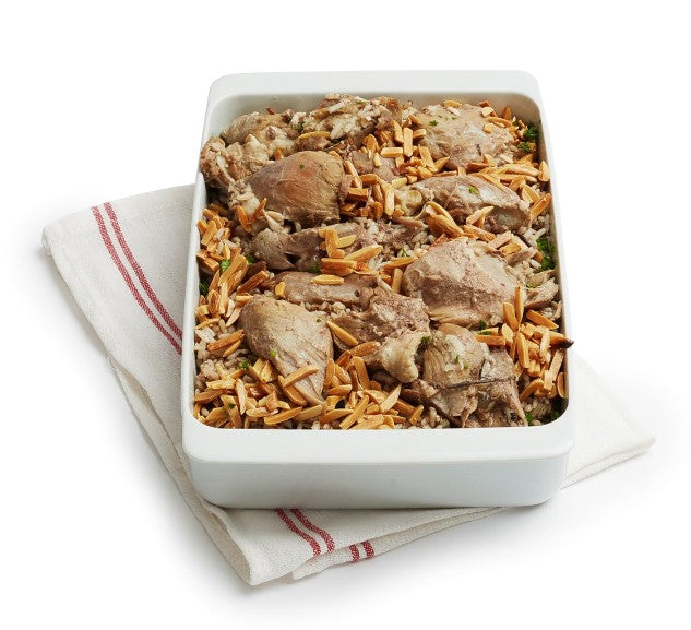 Plateau de Riz avec agneau et viande (4 à 6 personnes)