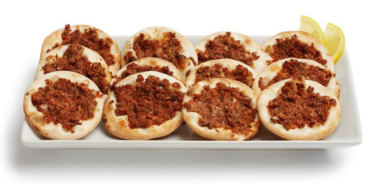 Mini manouché à la viande hachée (lahmajoun) (12 morceaux )